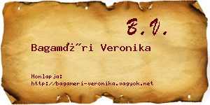 Bagaméri Veronika névjegykártya